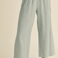 Sea Blue Gauze Pants