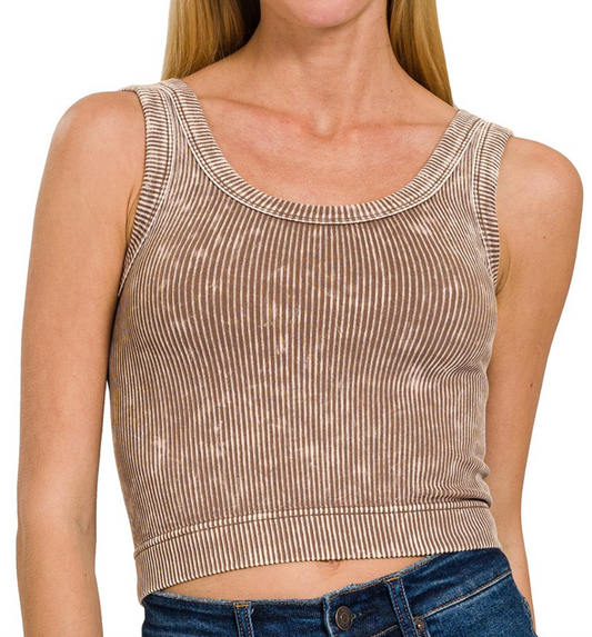 Mocha Seamless Tank