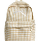 Bow Gingham Backpack (4 Colors)