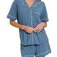 Fall Dreams Pajamas - Dusty Blue