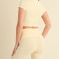 Butter Yellow Two Piece Set