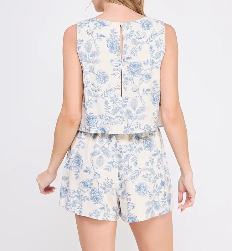 French Garden Romper