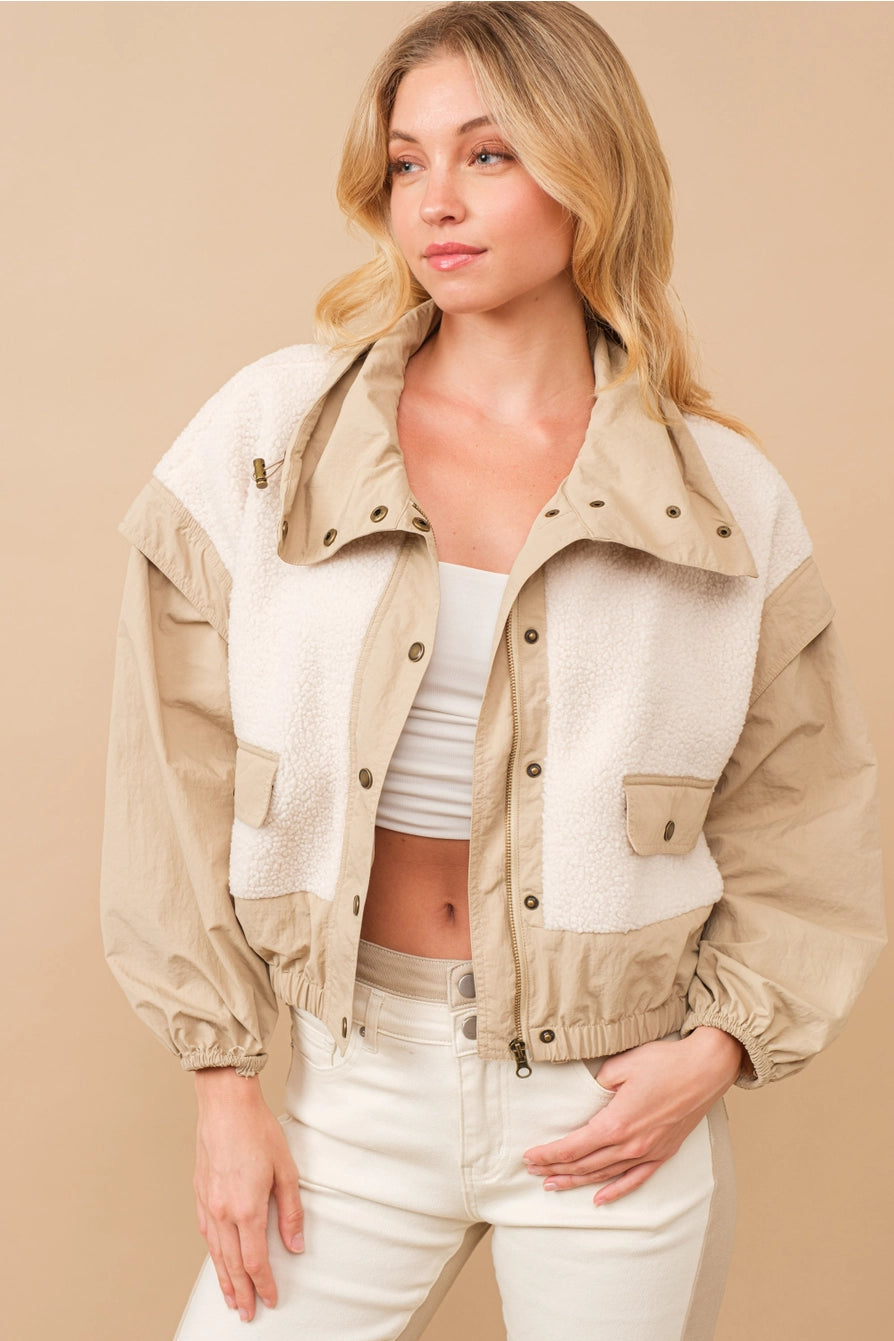 Teddy Windbreaker Jacket