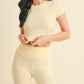 Butter Yellow Two Piece Set