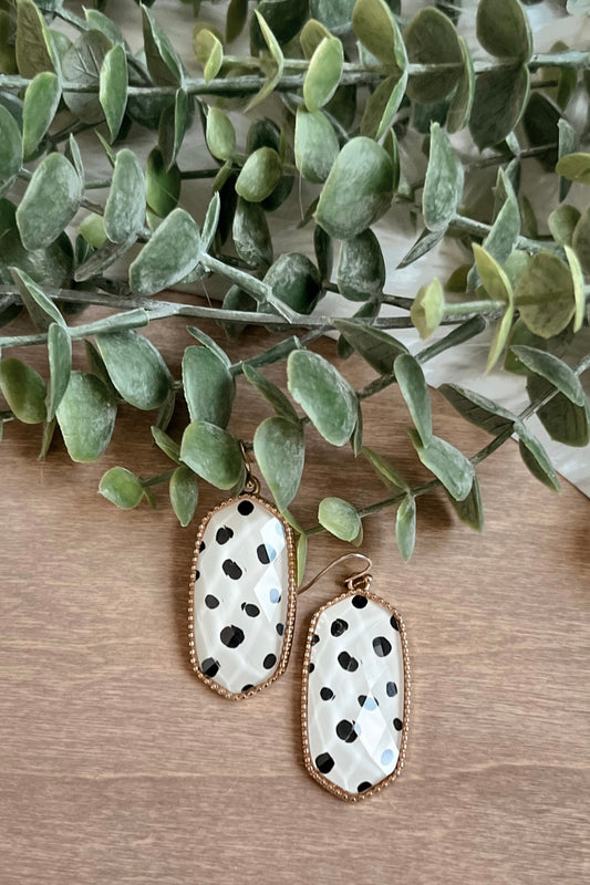 Cow Print Earrings