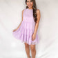 Lavender Dotted Swiss Dress