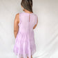 Lavender Dotted Swiss Dress