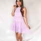 Lavender Dotted Swiss Dress