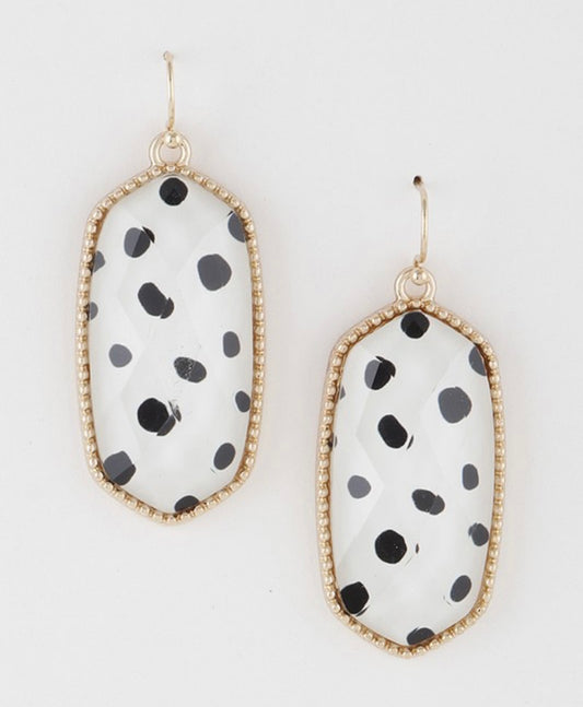 Cow Print Earrings