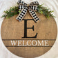 Initial Welcome Sign
